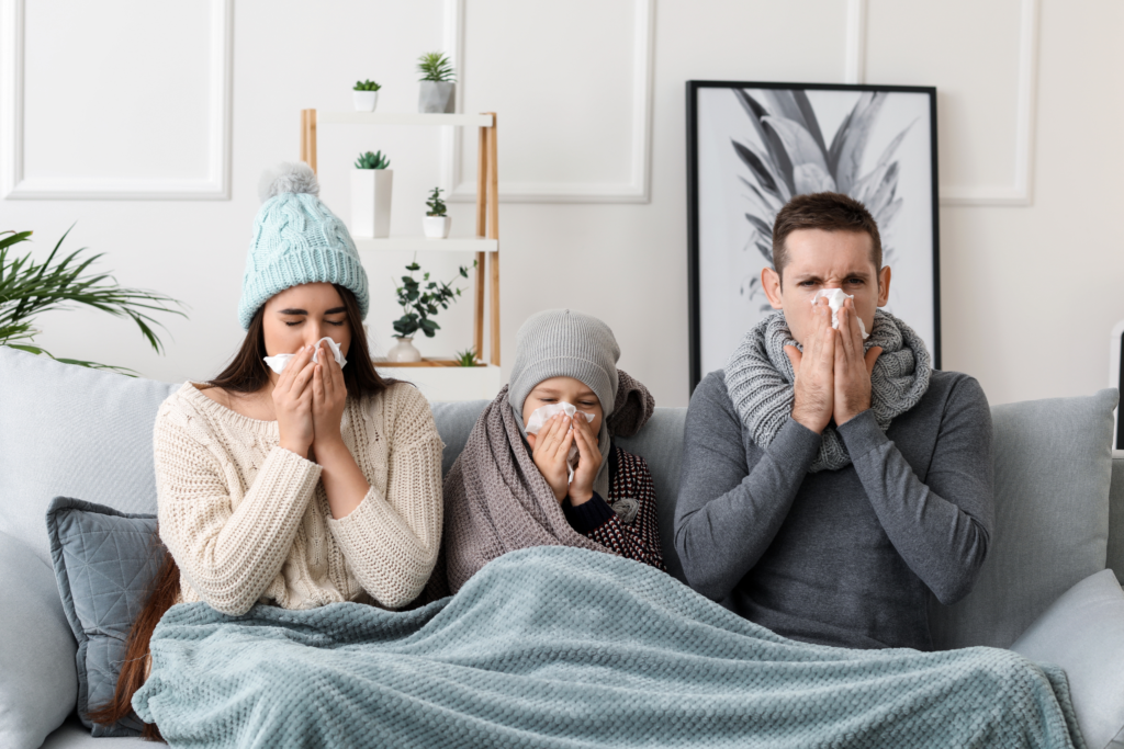 Family with the Flu